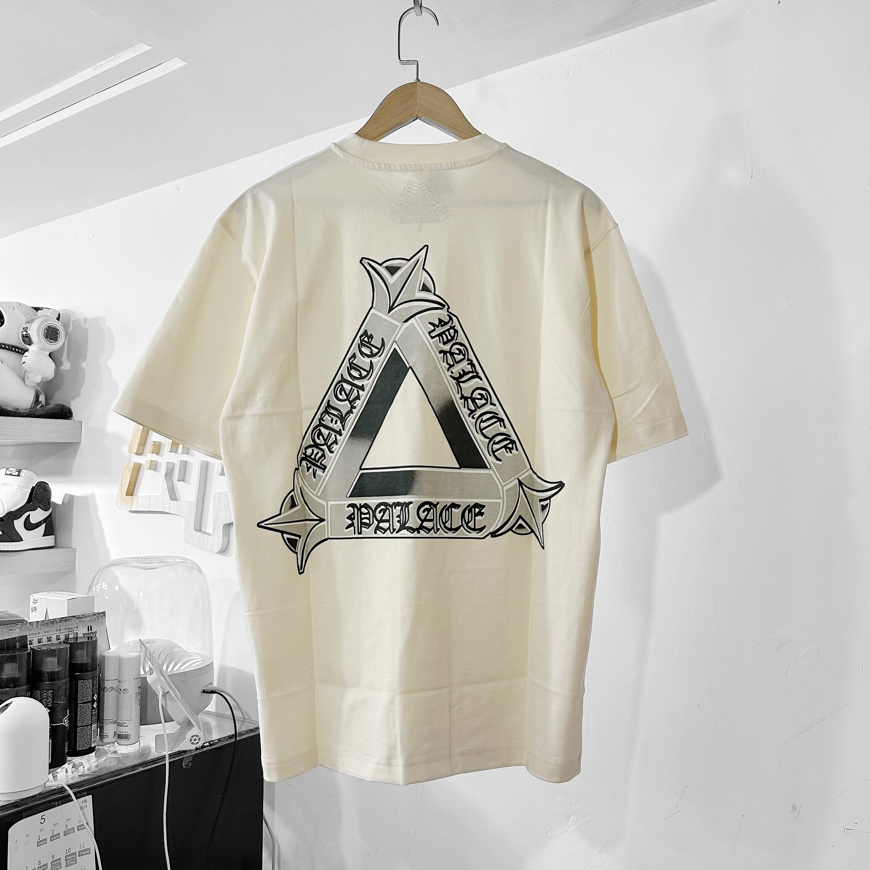 PALACE SS24 Tri-OG T-Shirt Soft White
