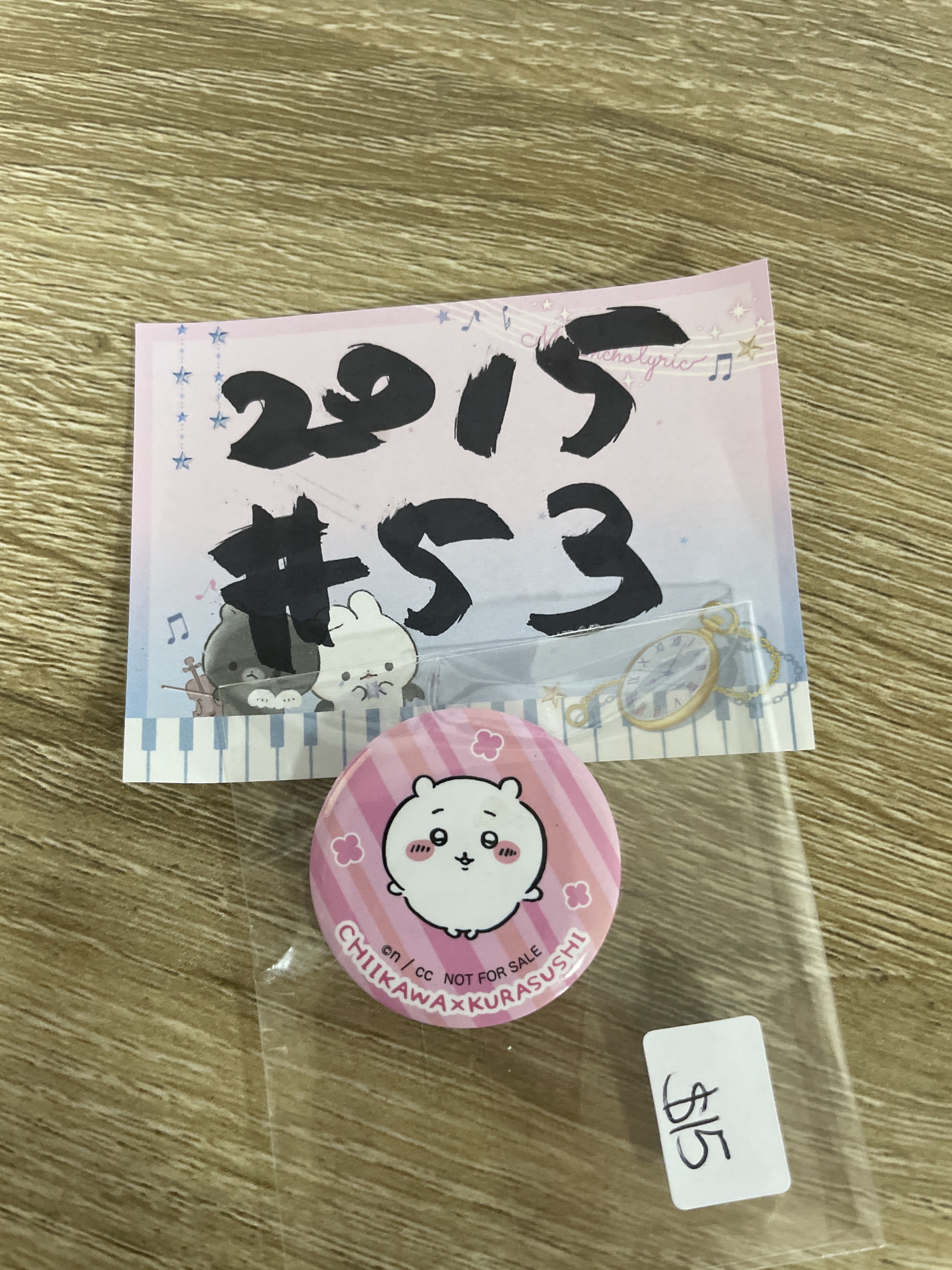 CHIIKAWA  小可愛 襟章# 53