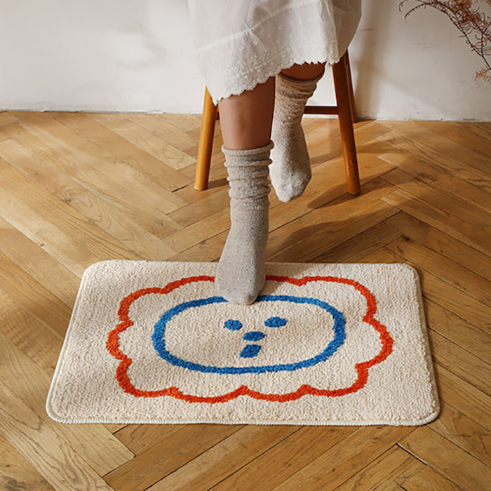 《52212》彩色線條系列仿羊絨地毯地墊