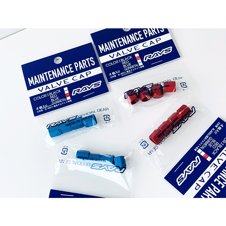 RAYS VALVE CAP KIT
