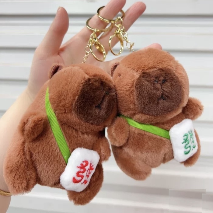 《52215》發發發水豚君鑰匙圈