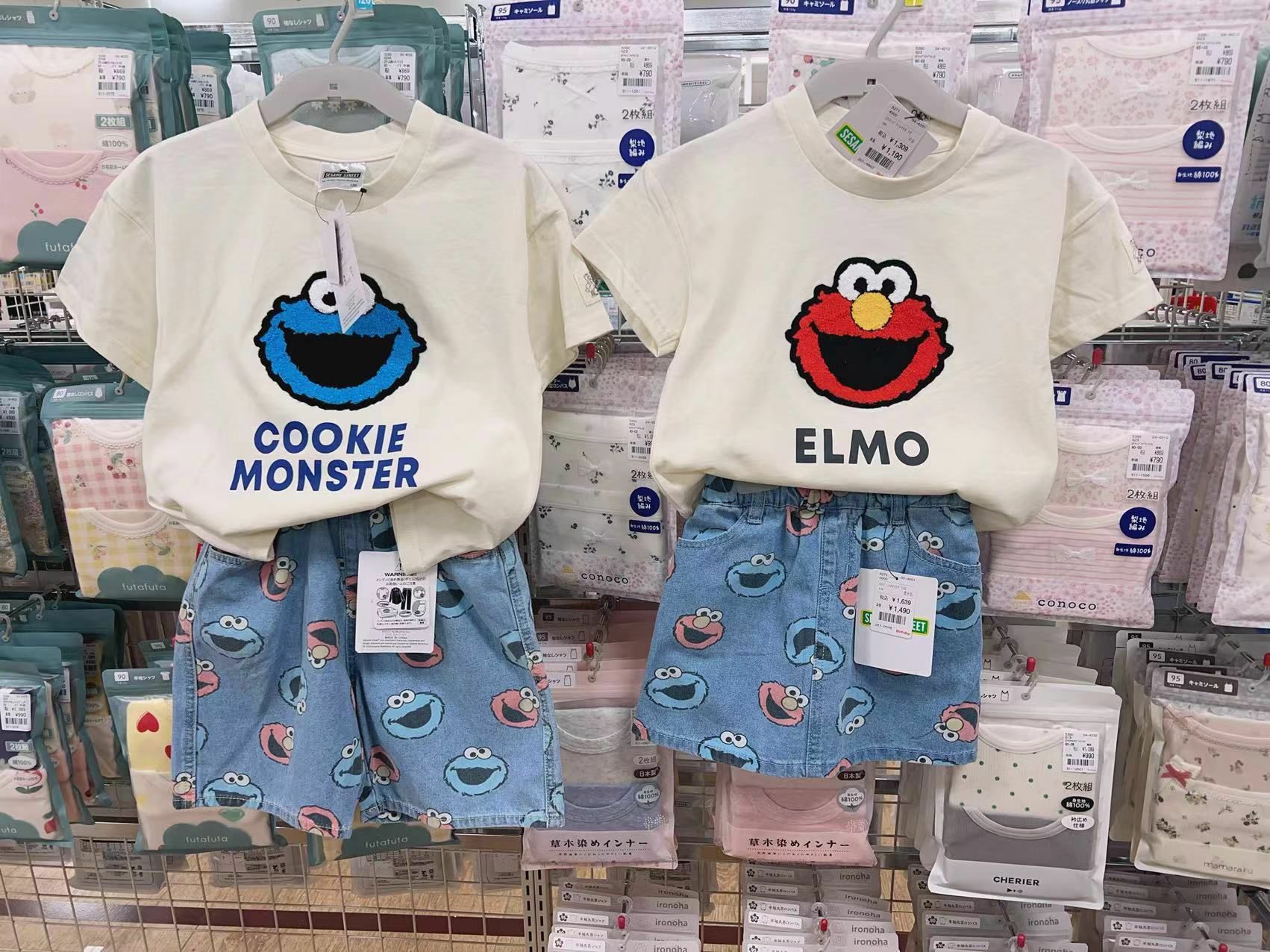 廠單 芝麻街短袖套裝