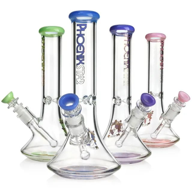 🇺🇸 Phoenixstar PHX875 Beaker Bong 玻璃水煙壺+冰塊架「冰霧精靈」 (24.5公分)