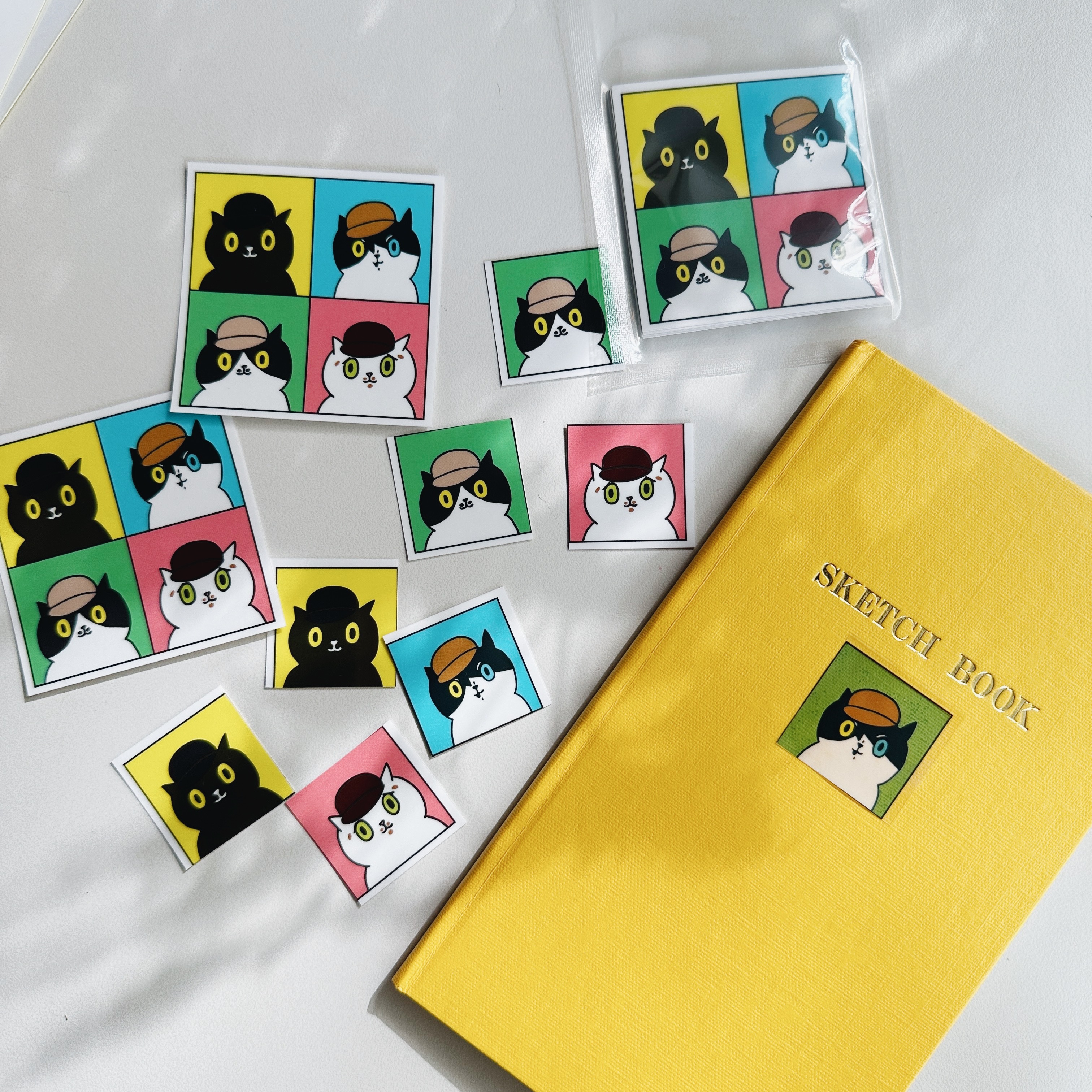 山小貓 5入小貼紙｜superB studio