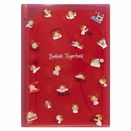 COCO-說話 6個口袋 A5資料夾｜日本Greeting Life