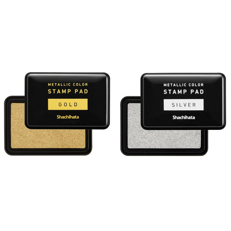 金屬色印台 金色/ 銀色｜日本 Shachihata