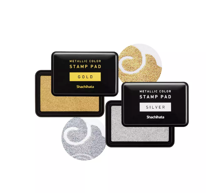 金屬色印台 金色/ 銀色｜日本 Shachihata