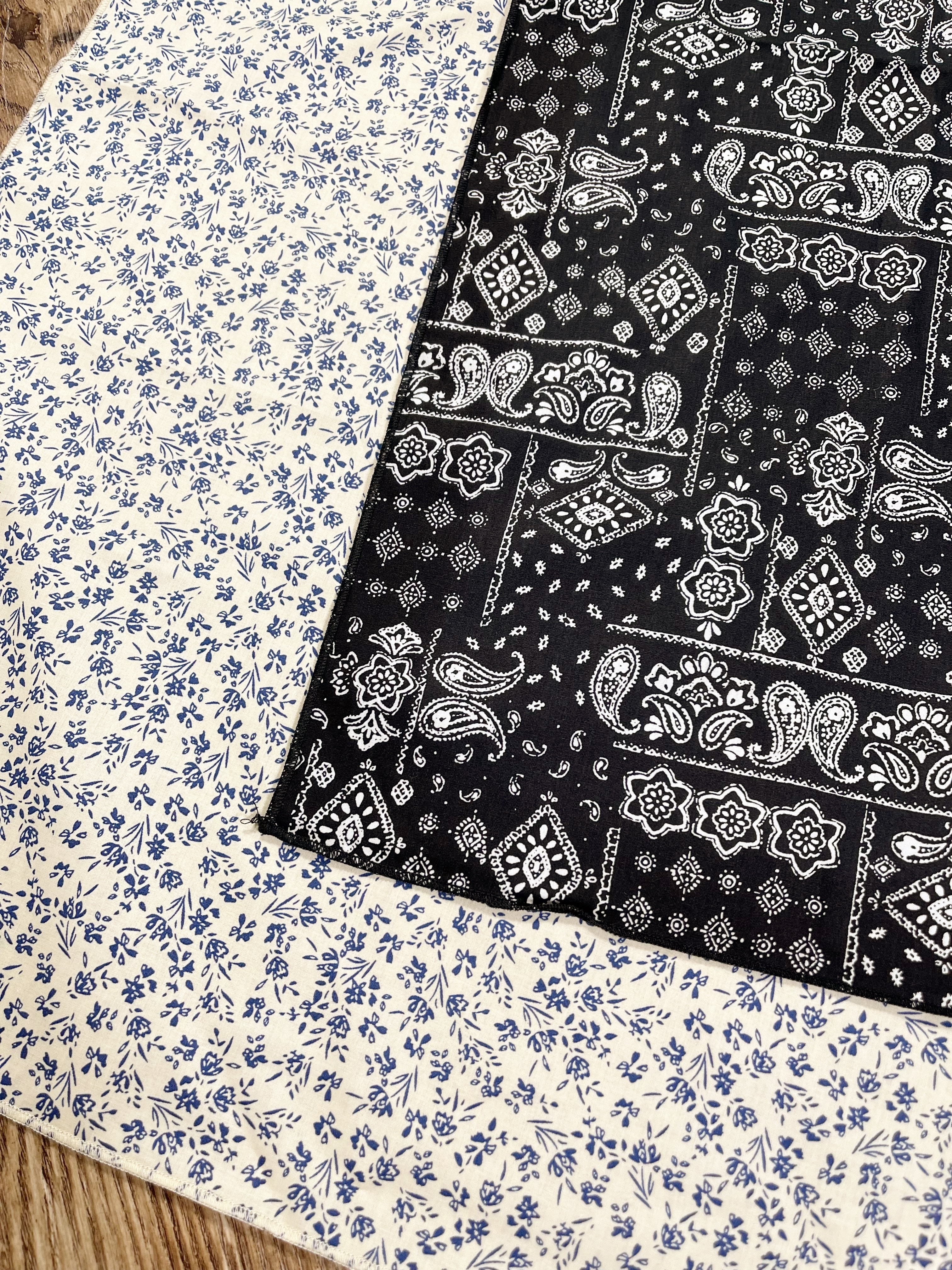 🌱棉布圖案小方巾