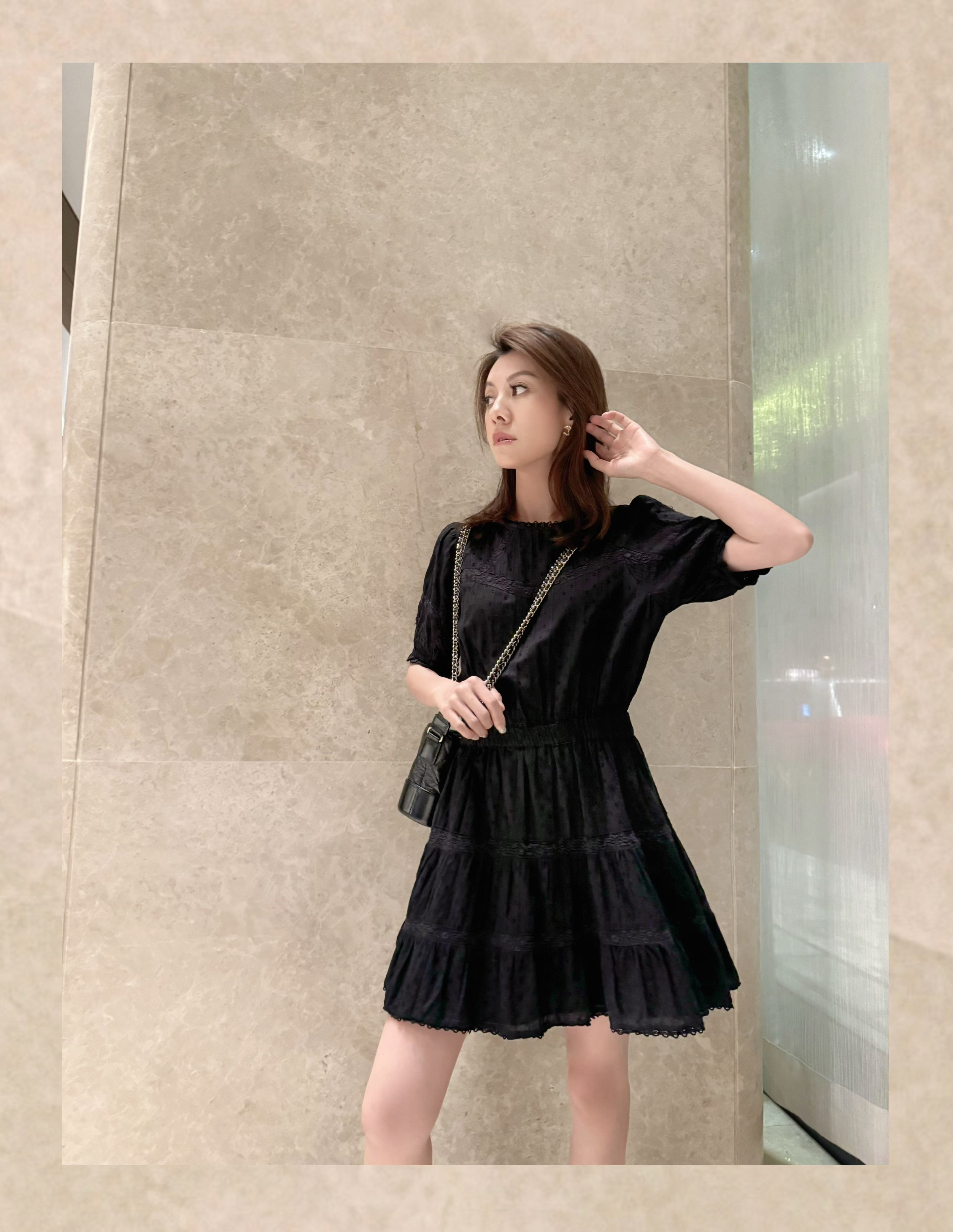 Lace-Trimmed Broderie Mini Dress_DS245L078