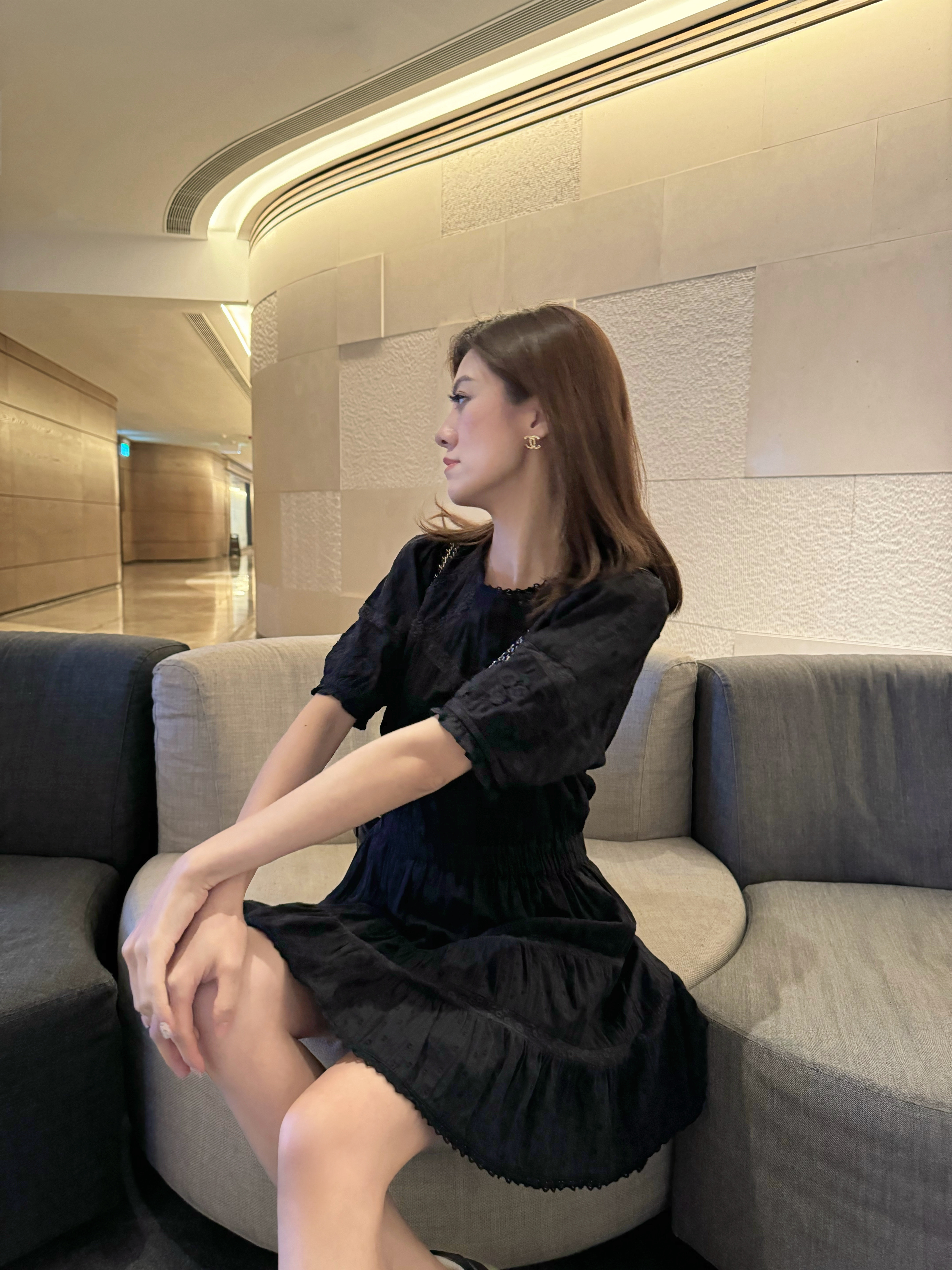 Lace-Trimmed Broderie Mini Dress_DS245L078