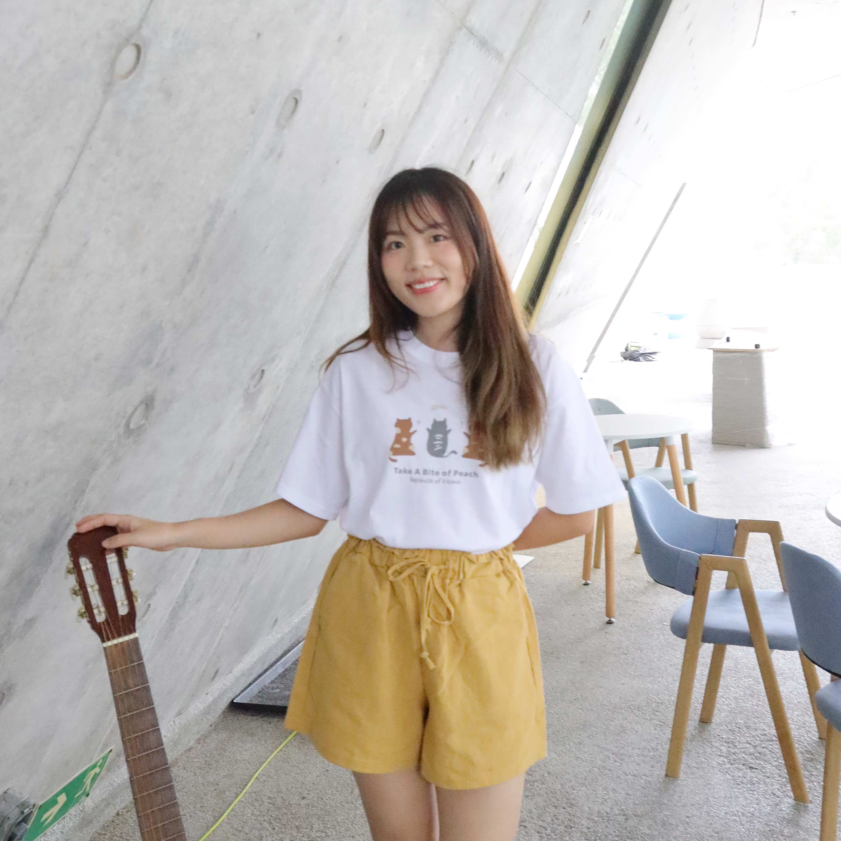 ||SR55|| 麻質休閒全橡筋腰口袋短褲