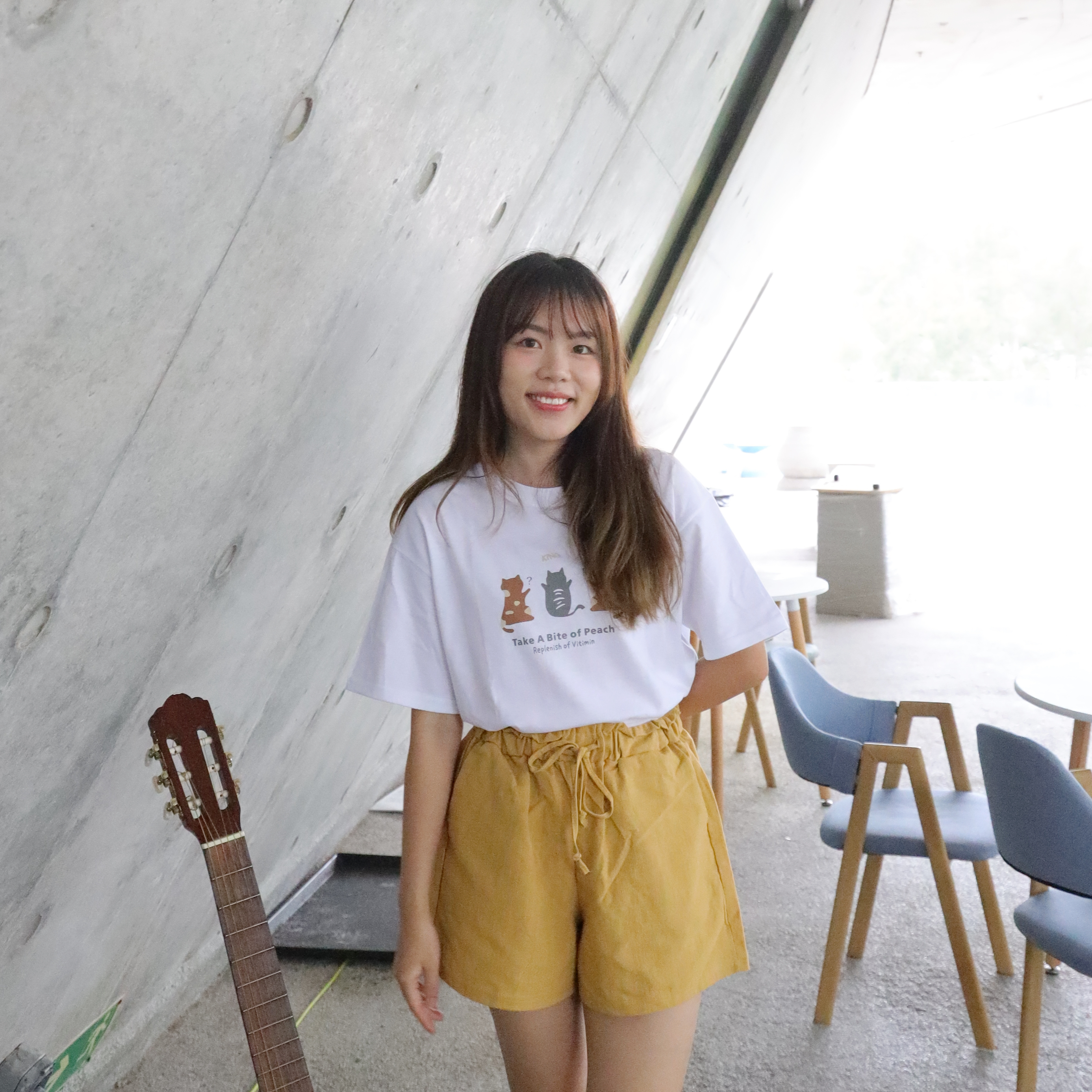 ||SR55|| 麻質休閒全橡筋腰口袋短褲