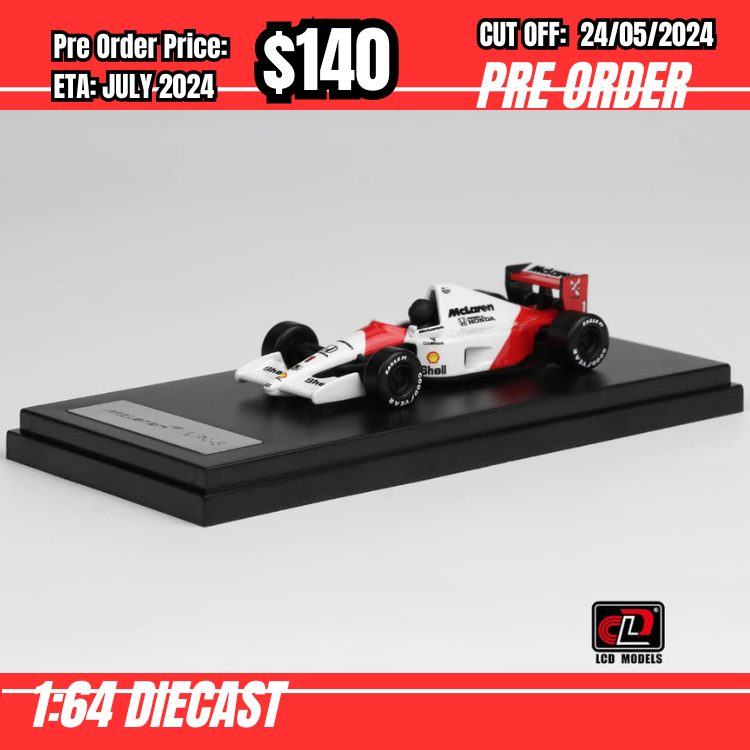PO-$140 * LCD * 1:64 McLaren MP4-6 #1 Senna  [OD23/05]