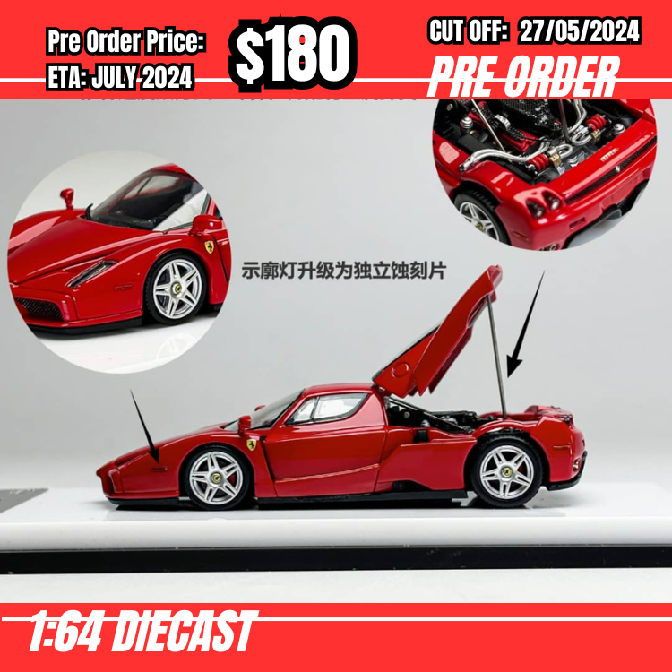 PO-$180 * King Model * 1:64 Enzo Red [OD23/05]