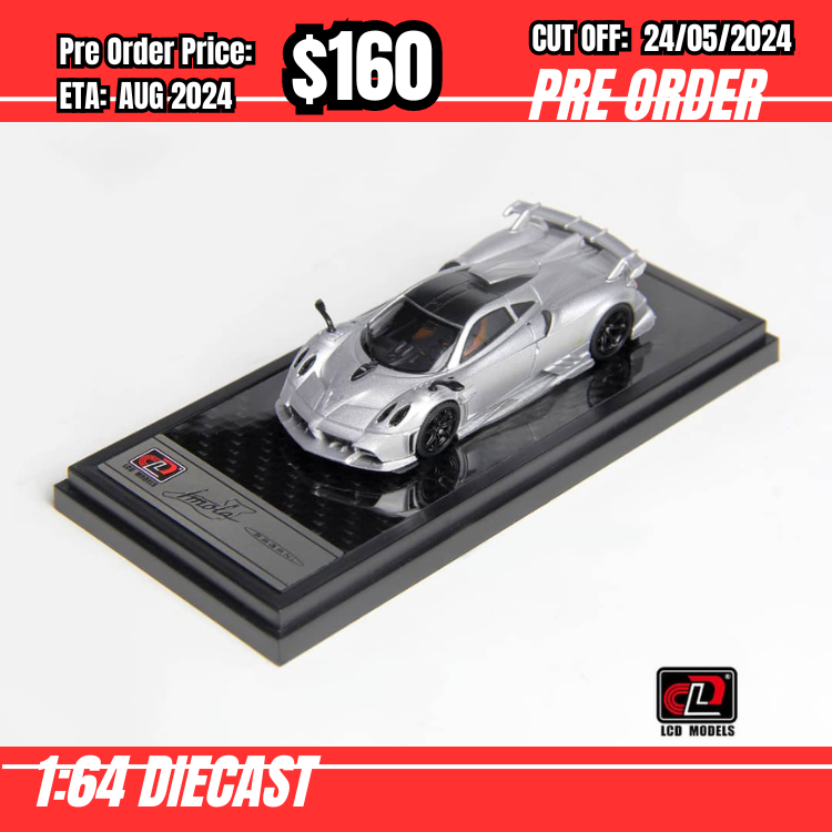 PO-$160 * LCD * 1:64 Imola V12 Silver [OD23/05]