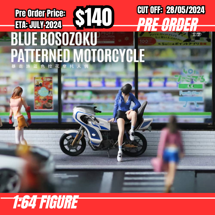 PO-$140 * Moreart * 1:64 Figure - Bosozoku Blue [OD23/05]