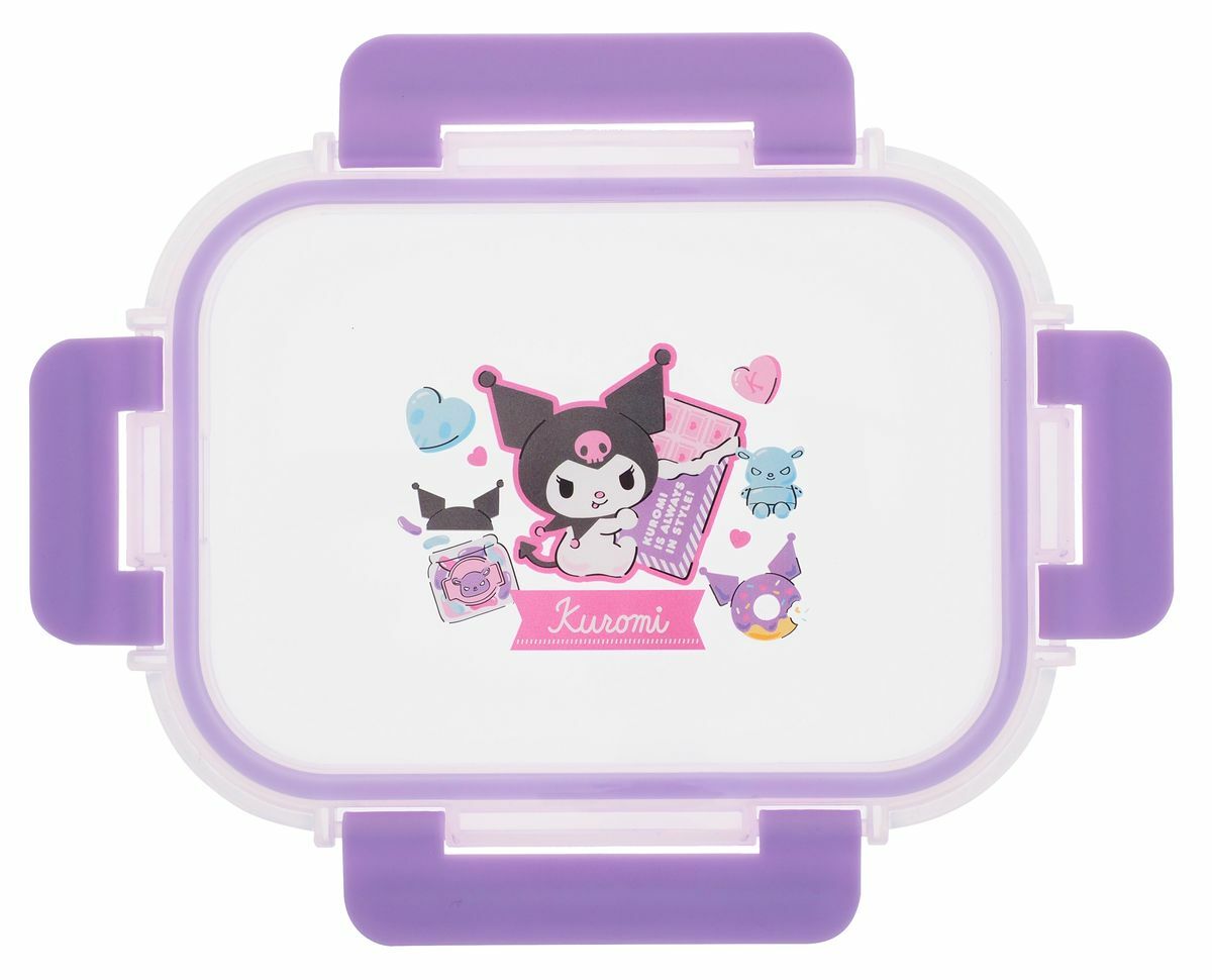 Kuromi 多用途耐熱/ 冷玻璃餐盒 640ml 9-7724-2