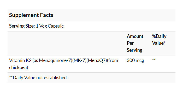 [預購] Now 雙效維他命K2(MK-7) 300微克 120粒
