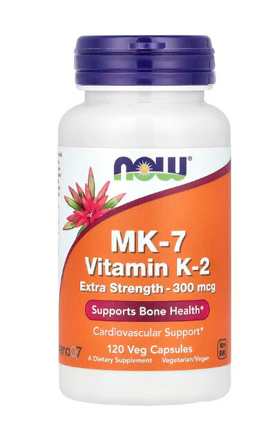 [預購] Now 雙效維他命K2(MK-7) 300微克 120粒