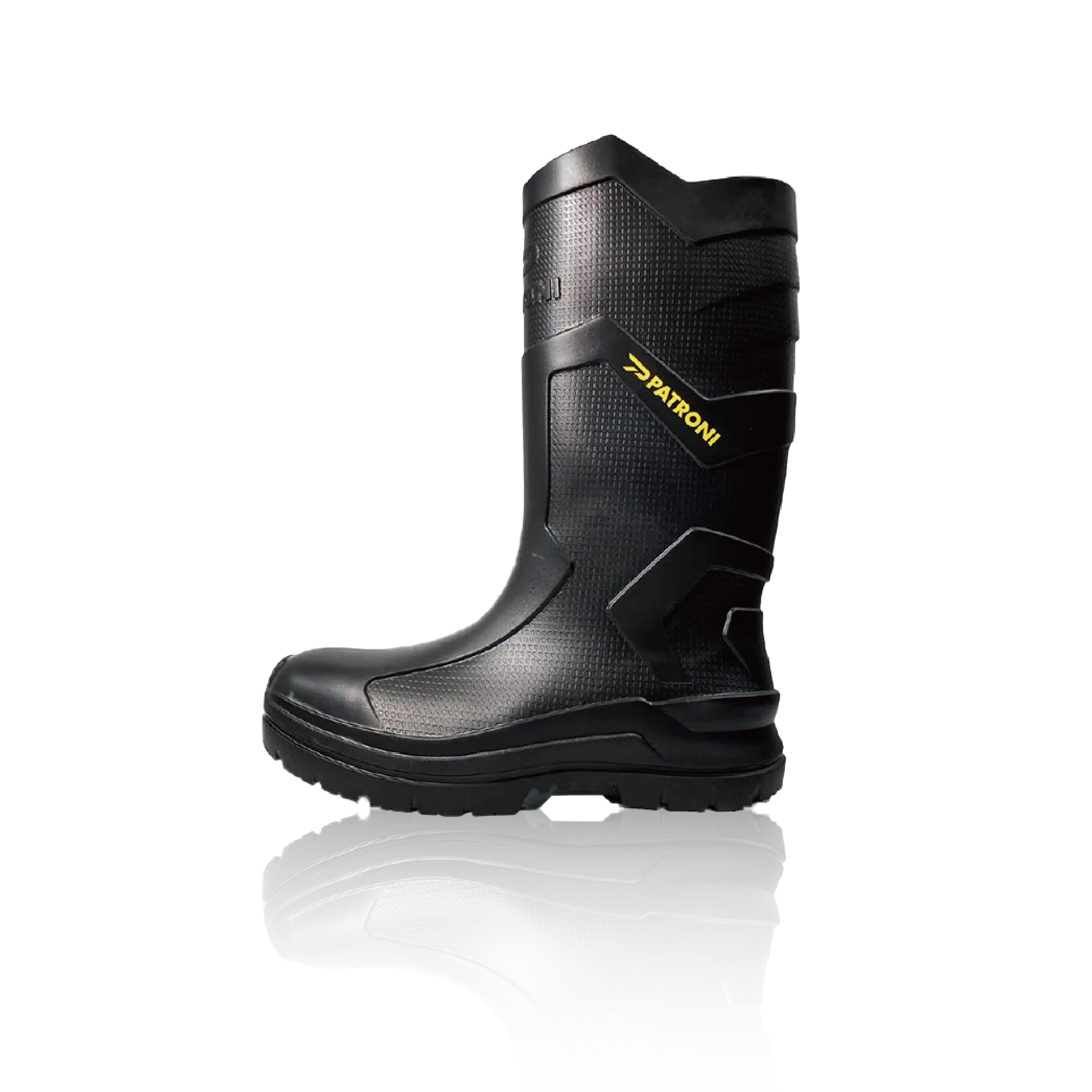 PATRONI 極雨鞋 SF2380BLK 極輕量抓梯絕緣安全雨鞋 (贈 涼感抗菌襪套乙雙)