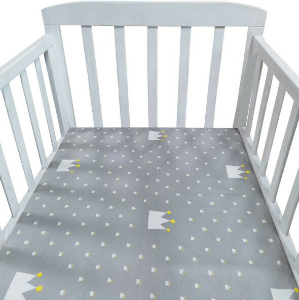 Popular crib printed and dyed Nordic style bedding sheets (NO13) (size: 130*70cm)