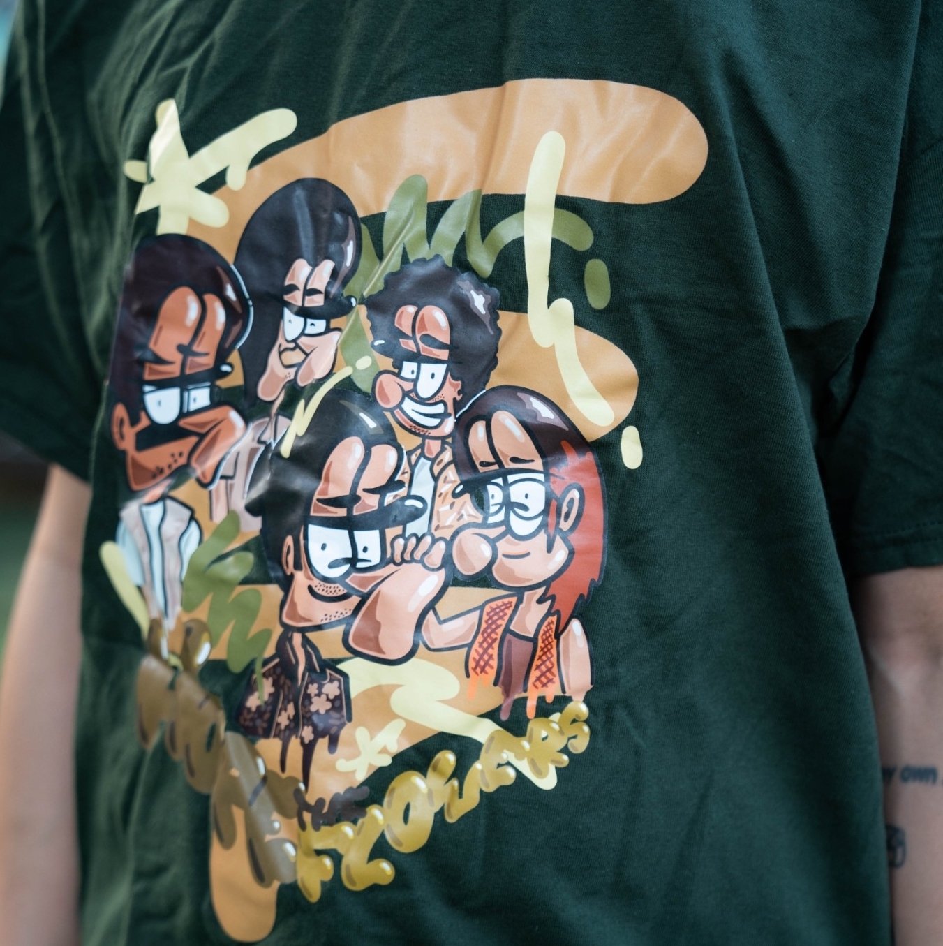 【Hope the Flowers】綠色Tee