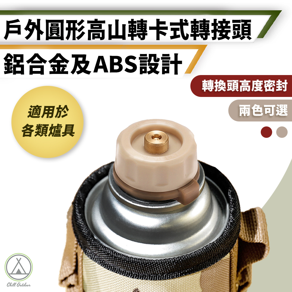 高山轉卡式轉接頭－(2色)