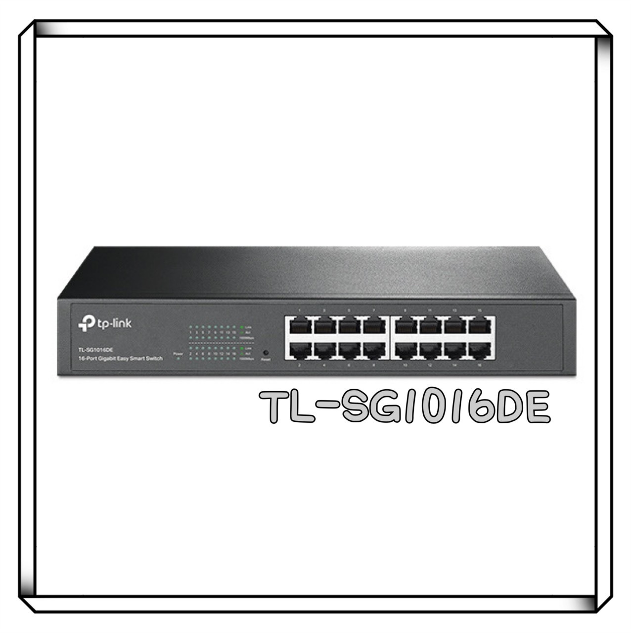 TP-LINK TL-SG1016DE 16埠Gigabit簡易智慧型交換器