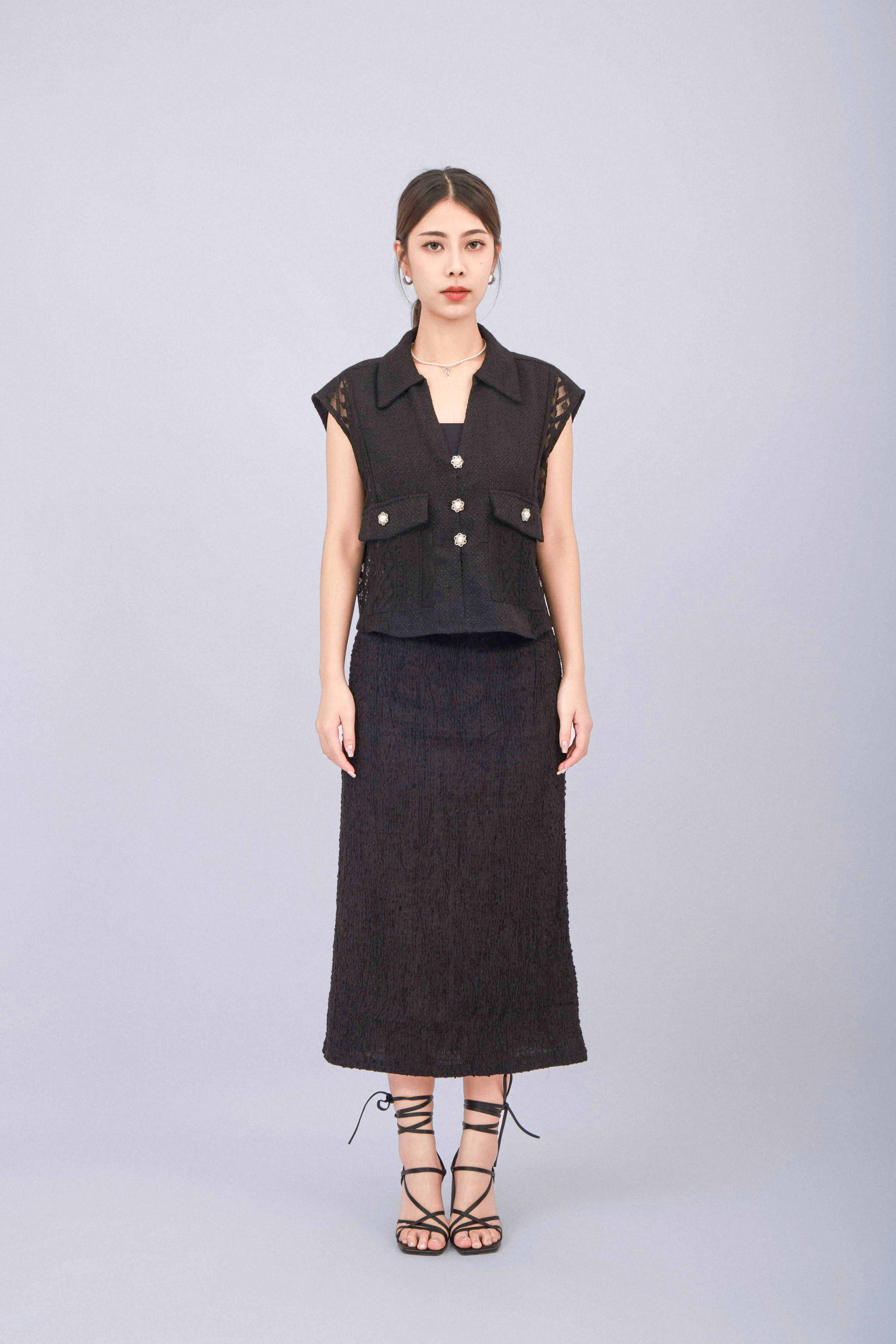 造型 961（上衣＋半截裙）