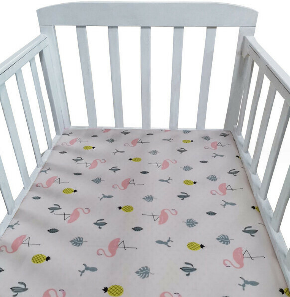 Popular crib printed and dyed Nordic style bedding sheets (NO6) (size: 140*70cm)