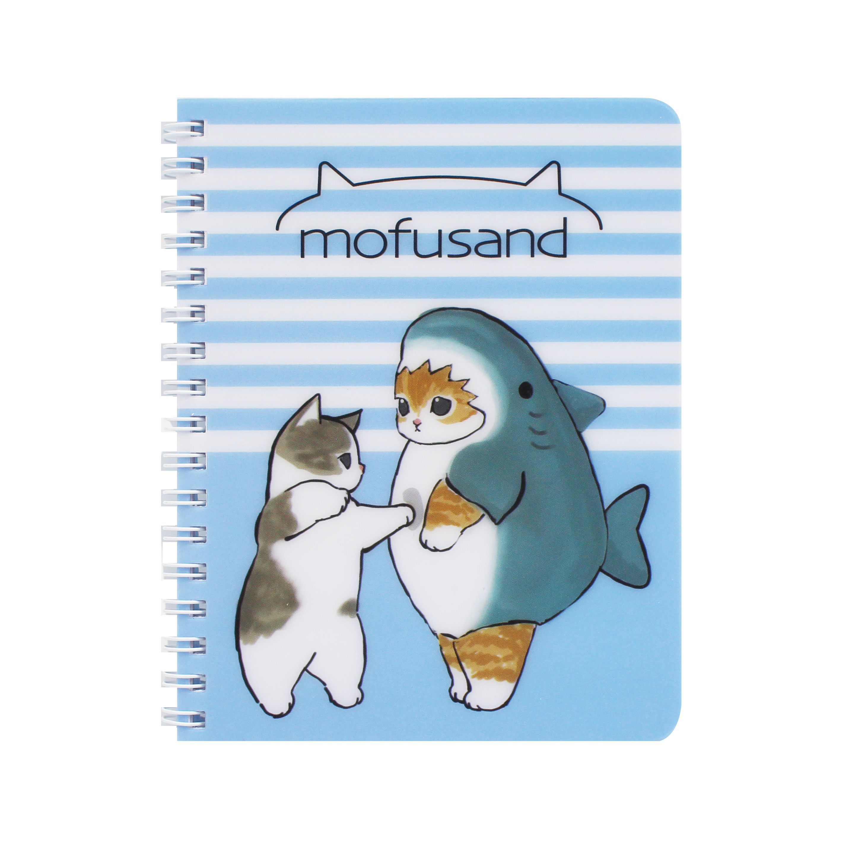 貓福珊迪 50開PP線圈筆記本 (鯊魚款)