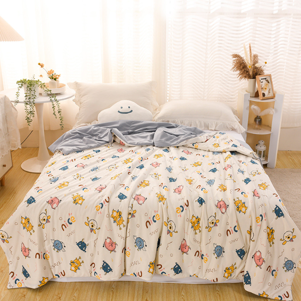 Hotly recommended knitted cotton cartoon summer quilt (little devil [baby and pregnancy quality, first choice for sleeping naked]) (size 200*230cm [antibacterial-anti-mite])