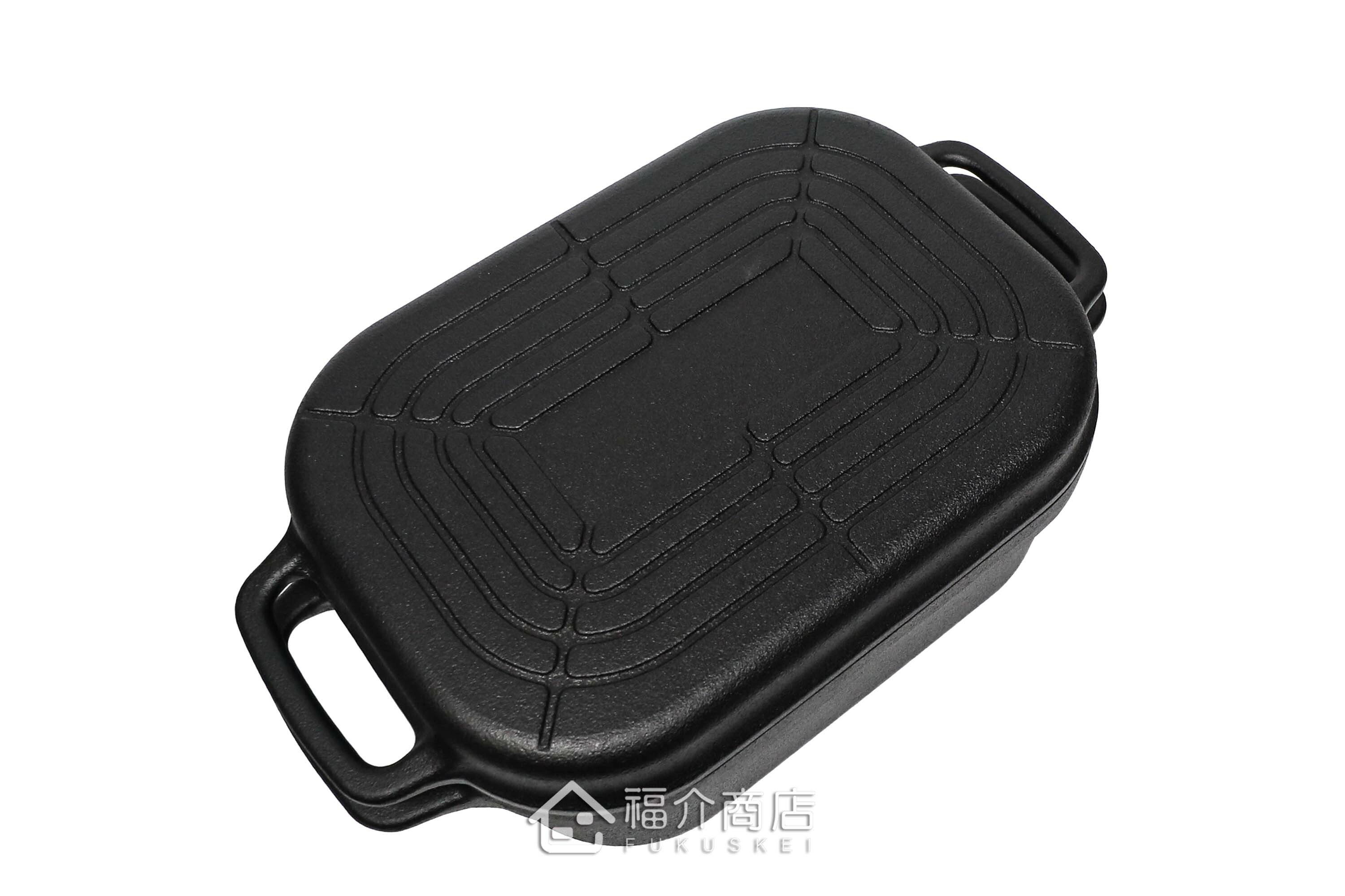 可以做煮、烤、炊、蒸、燻等多種菜餚的黑色鑄鐵萬能鍋