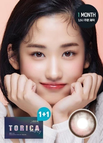 [半年拋][散光] Lensme Torica KURING 6  Month Pink Brown 隱形眼鏡｜1片