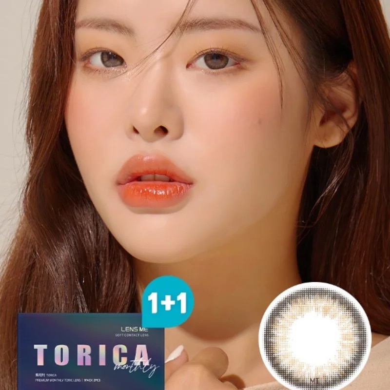[月拋][散光] Lensme Torica KURING 1 Month Dyllis Brown 隱形眼鏡｜2片