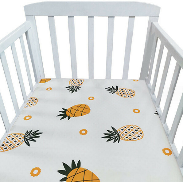 Popular crib printed and dyed Nordic style bedding sheets (NO7) (size: 150*80cm)