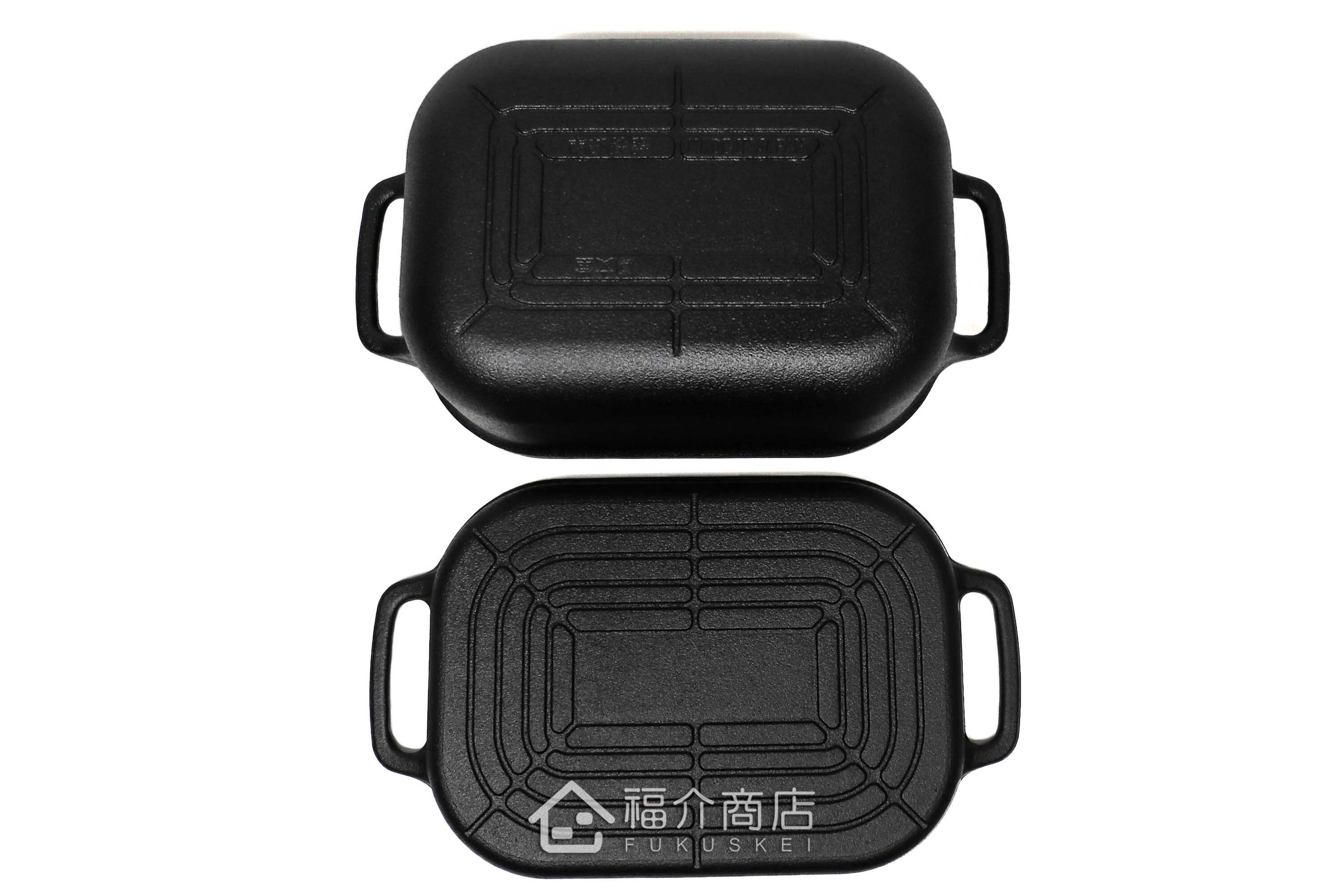 可以做煮、烤、炊、蒸、燻等多種菜餚的黑色鑄鐵萬能鍋