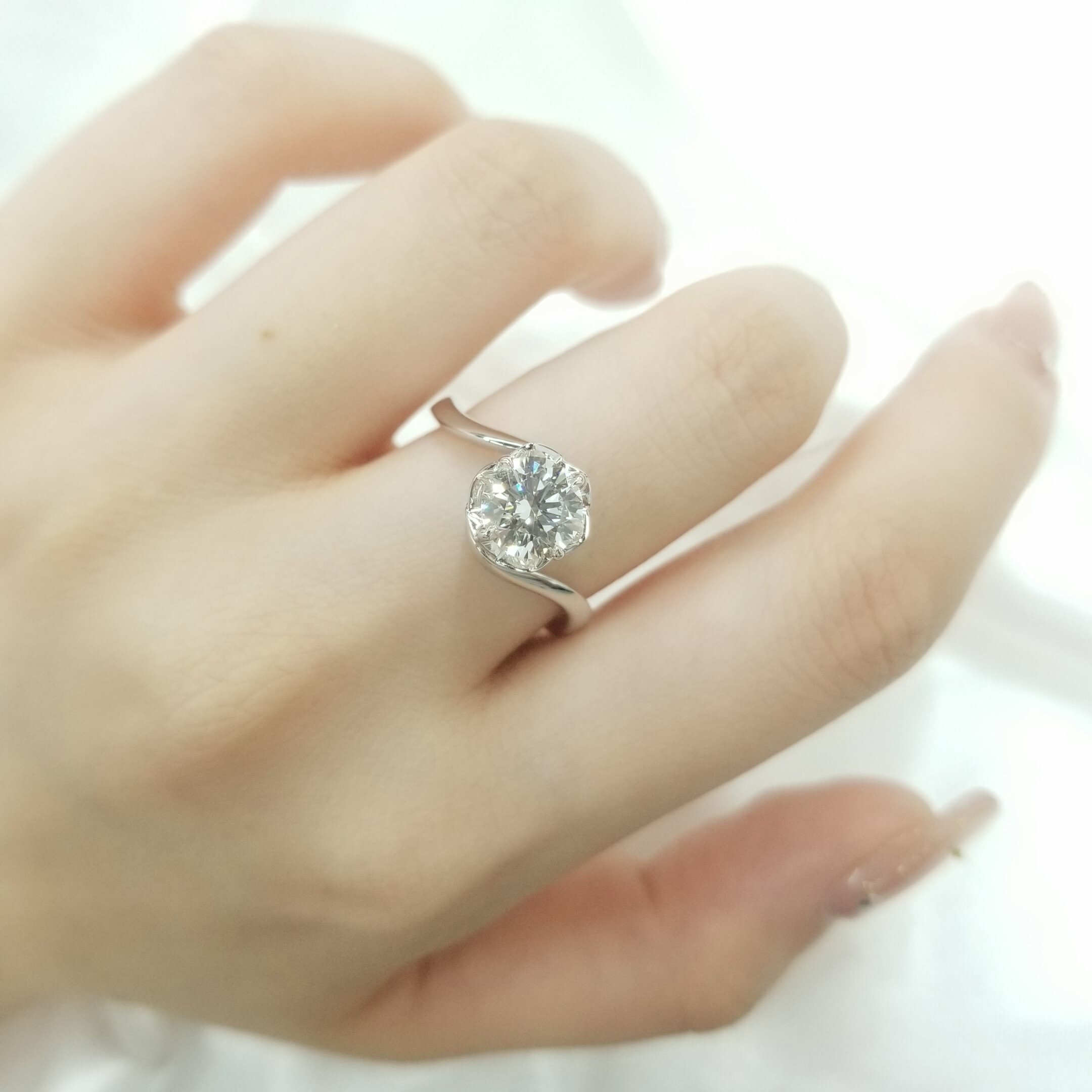 18K White Gold 1.20ct Diamond Ring