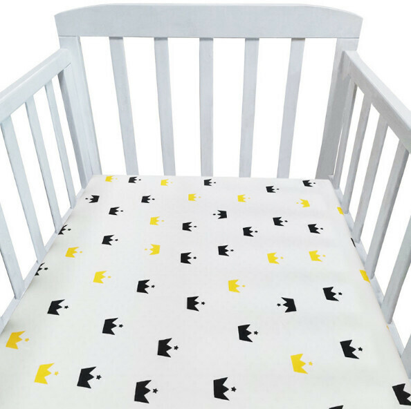 Popular crib printed and dyed Nordic style bedding sheets (NO10) (size: 125*65cm)