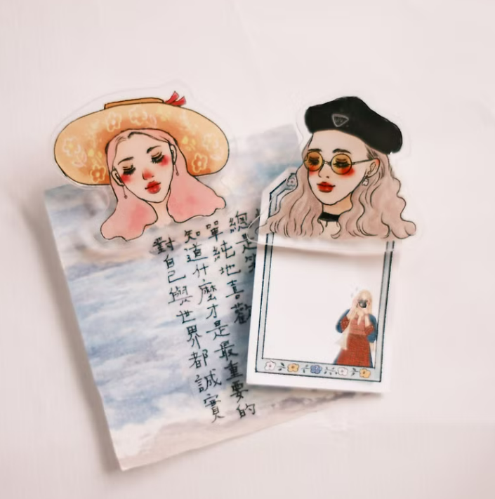 甜蜜生活女孩 可以夾東夾西的 壓克力夾子｜甜蜜生活La dolce vita 臺灣