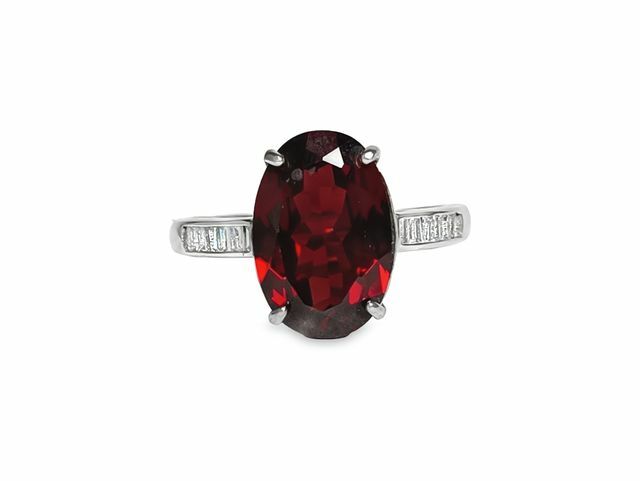 TJ682紅石榴石戒指