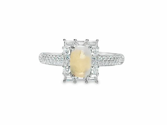 TJ695蛋白石戒指