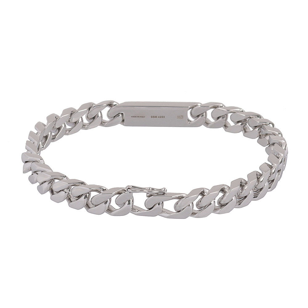 【CELINE】Gourmette 鎖鏈造型手鍊 M2(銀色) 460ZK6BRA.36SI