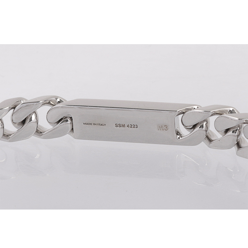 【CELINE】Gourmette 鎖鏈造型手鍊 M2(銀色) 460ZK6BRA.36SI