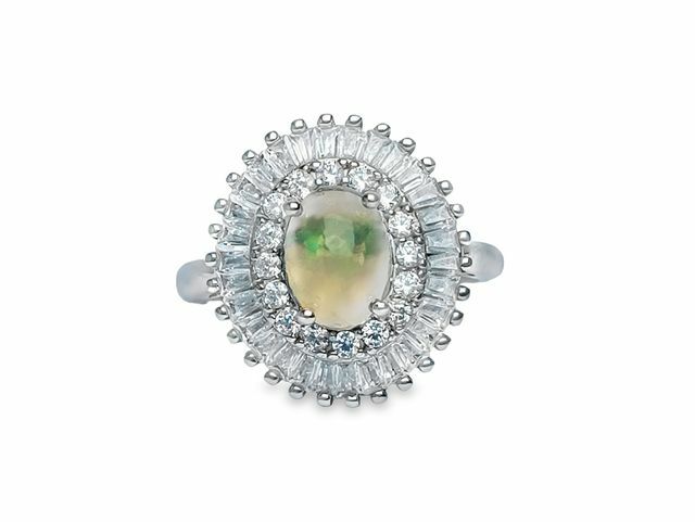 TJ698蛋白石戒指