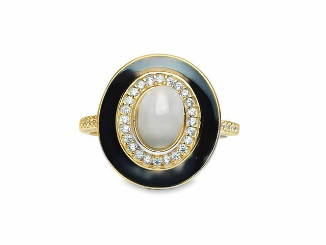 TJ699蛋白石戒指