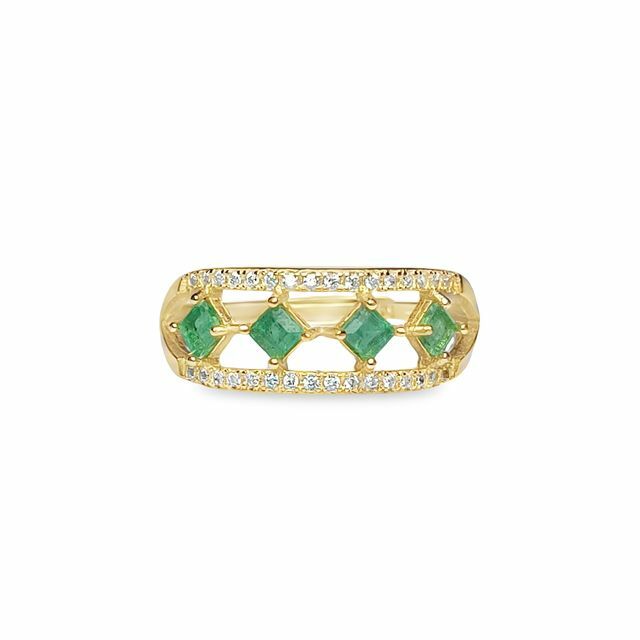 TJ748祖母綠戒指