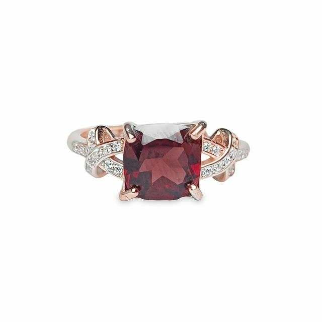 TJ749石榴石戒指