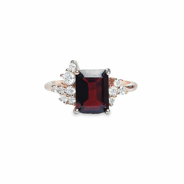 TJ752石榴石戒指