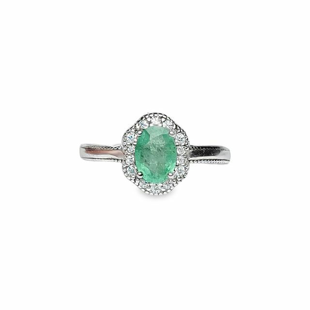 TJ792祖母綠戒指